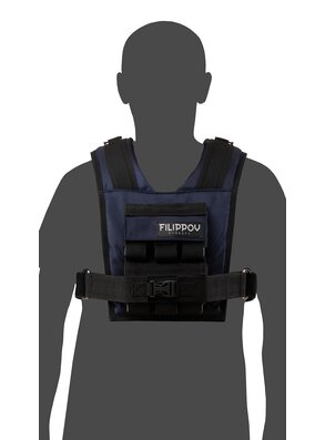 Жилет-утяжелитель «Hard Training FILIPPOV 13 кг» (синий)