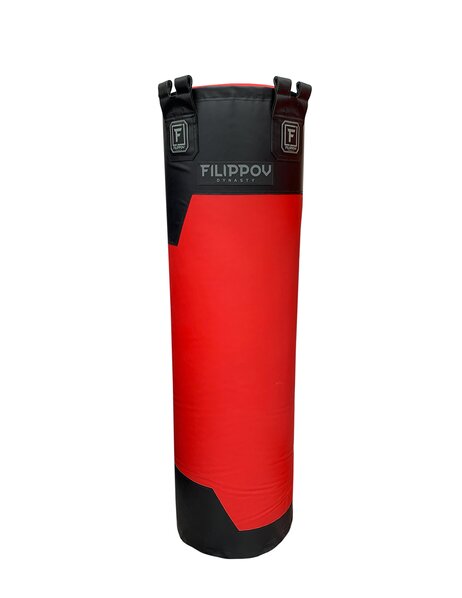 Боксерский мешок «onePRO FILIPPOV» 150см/45см/73кг (Красно-черный)