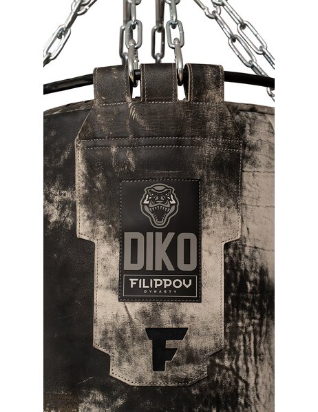 Боксерский мешок DIKO FILIPPOV из буйволиной кожи на цепях