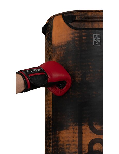 Напольный боксерский мешок-тумба «DIKO FILIPPOV» Ø45 из буйволиной кожи